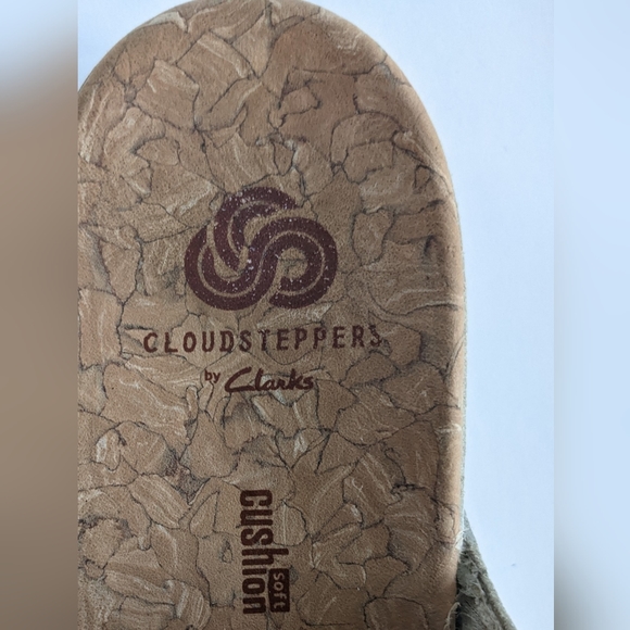 Clarks Women's White Step June Tide Sandal Size 8 - Picture 7 of 7